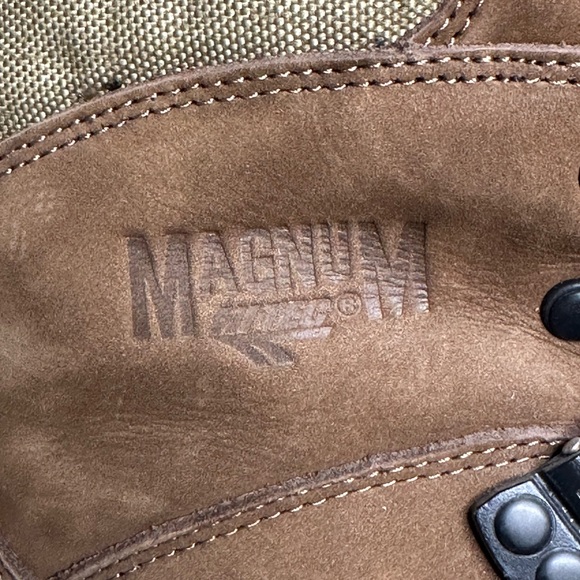 Magnum Sportsman Men’s 9.5 Camo Leather Hunting Boots Thinsulate Hi-Tec Eco Tred - Picture 11 of 13